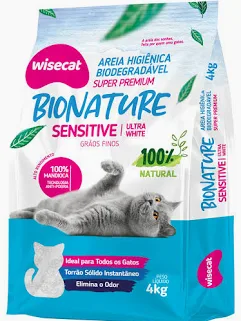 Foto do produto GRANULADO DE MANDIOCA BIONATURE SENSITIVE WCS 4KG disponível na Agropecuária Nossos Bichos em Volta Redonda, RJ