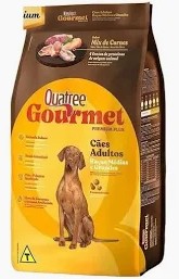 Foto do produto QUATREE GOURMET RAÇAS MEDIAS/GRANDES 15KG disponível na Agropecuária Nossos Bichos em Volta Redonda, RJ