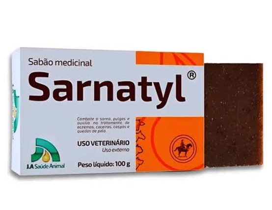 Foto do produto SABONETE SARNATYL 100G disponível na Agropecuária Nossos Bichos em Volta Redonda, RJ