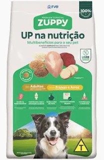 Foto do produto ZUPPY FRANGO E ARROZ RAÇAS MEDIAS/GRANDES 15KG disponível na Agropecuária Nossos Bichos em Volta Redonda, RJ