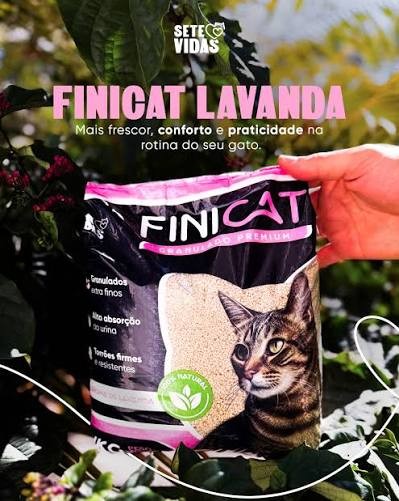 Foto do produto AREIA FINICAT LAVANDA 4KG disponível na Agropecuária Nossos Bichos em Volta Redonda, RJ