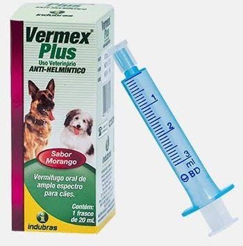 Foto do produto VERMEX PLUS LIQUIDO 20ML disponível na Agropecuária Nossos Bichos em Volta Redonda, RJ